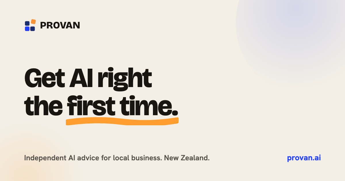 AI Consultant NZ | Independent AI Advisor for Local Business | Provan